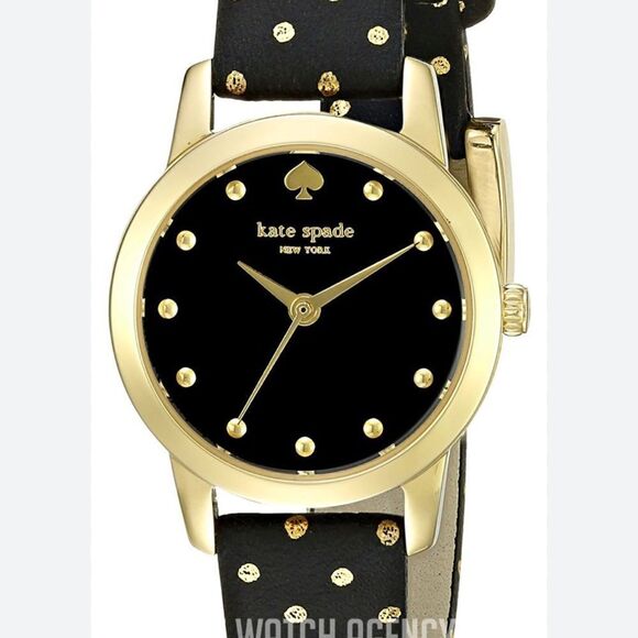 KATE SPADE NEW YORK GOLD POLKA DOT WATCH - Picture 5 of 5